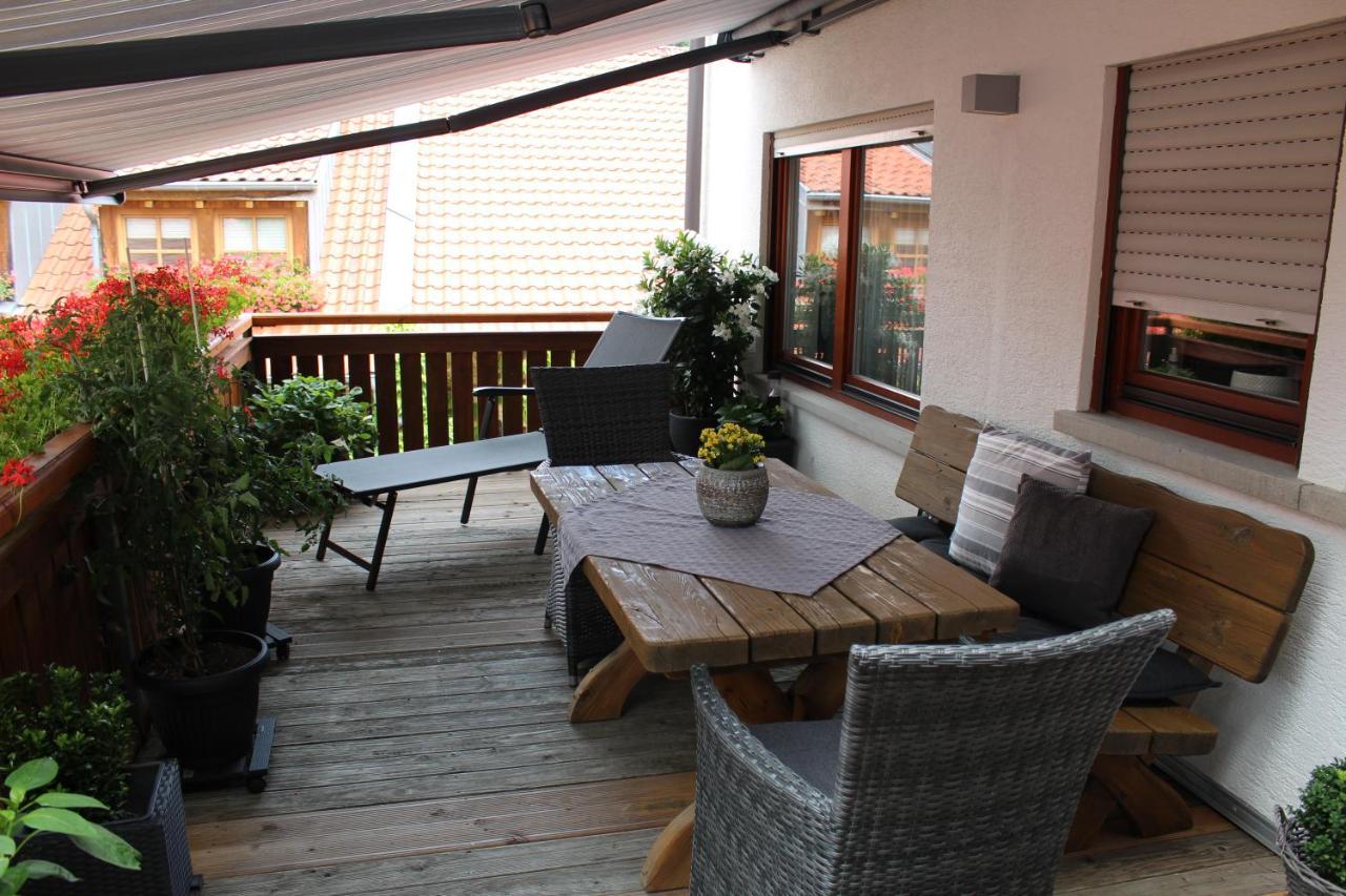 Oberschwarzach Ferienwohnung Forellenhof מראה חיצוני תמונה