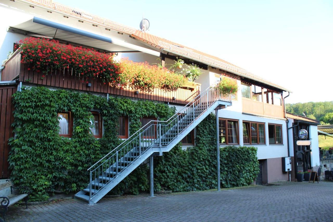Oberschwarzach Ferienwohnung Forellenhof מראה חיצוני תמונה
