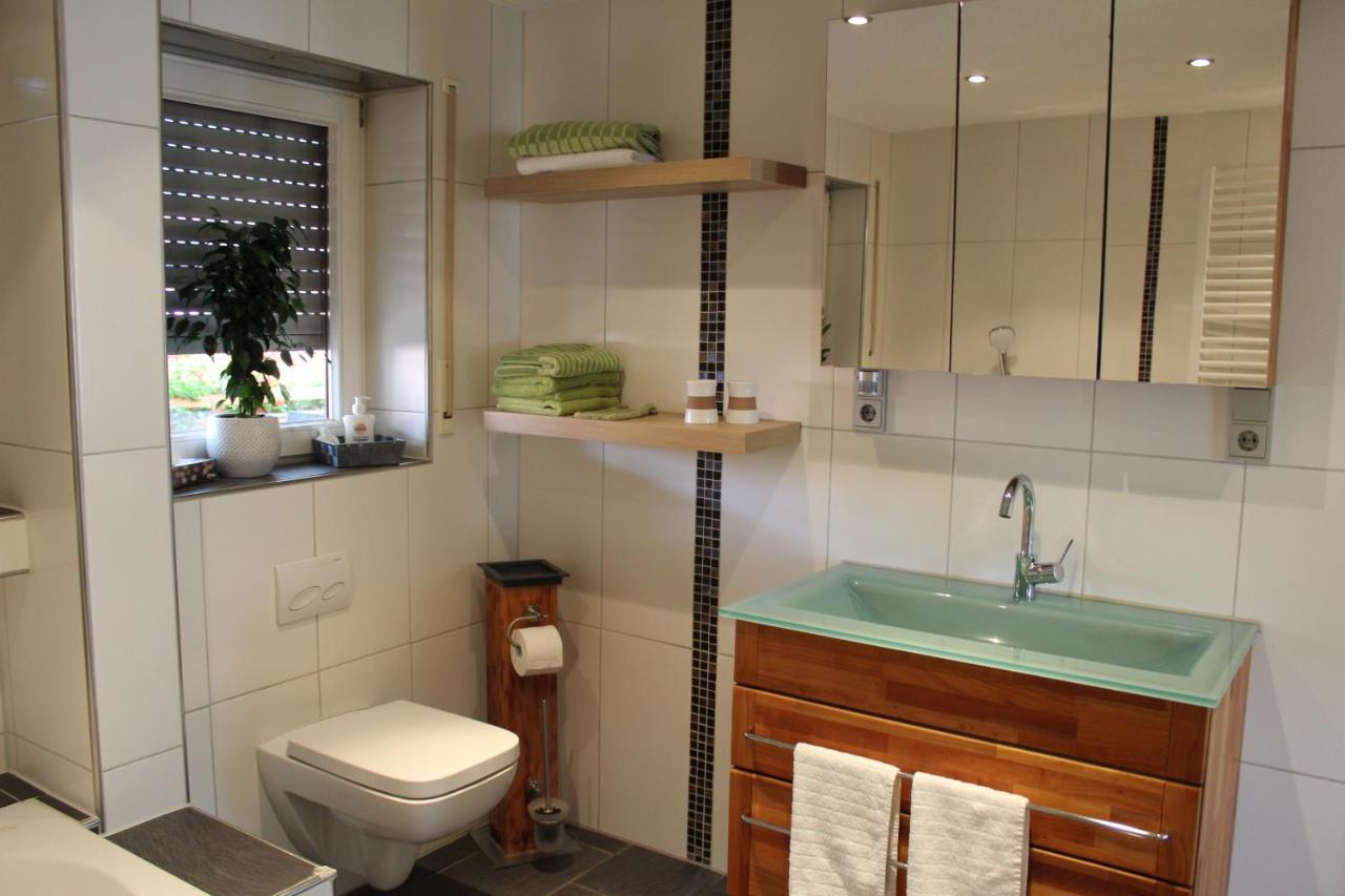 Oberschwarzach Ferienwohnung Forellenhof מראה חיצוני תמונה